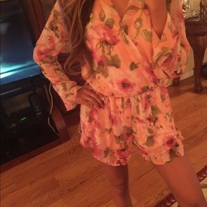 Printed romper